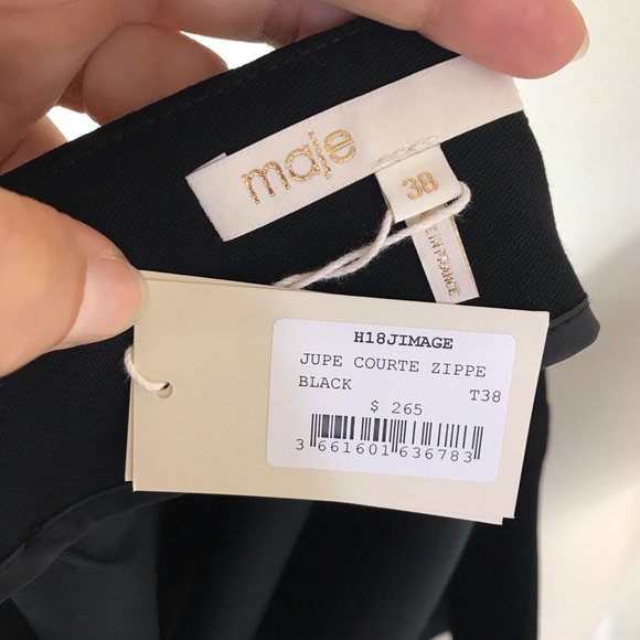 Maje front zip studded skirt - Picture 8 of 8